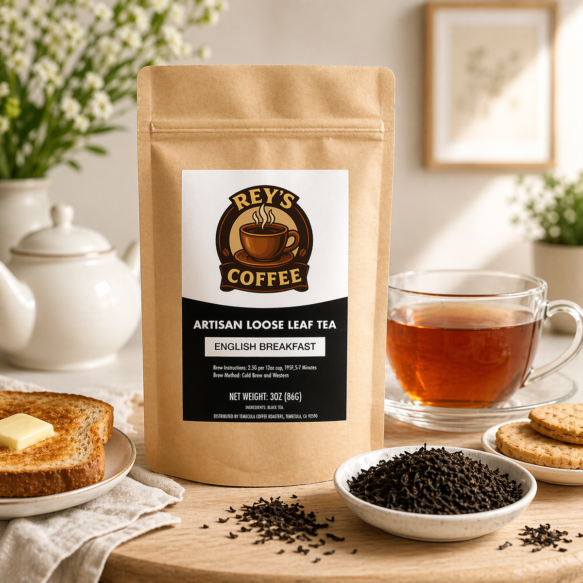 English Breakfast Tea - Premium Black Tea Blend
