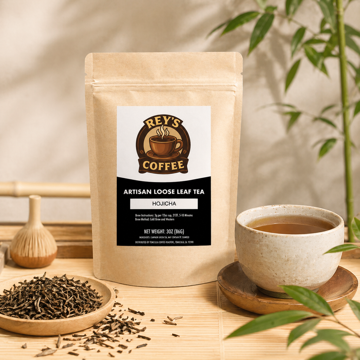 Hojicha Tea - Premium Japanese Roasted Green Tea