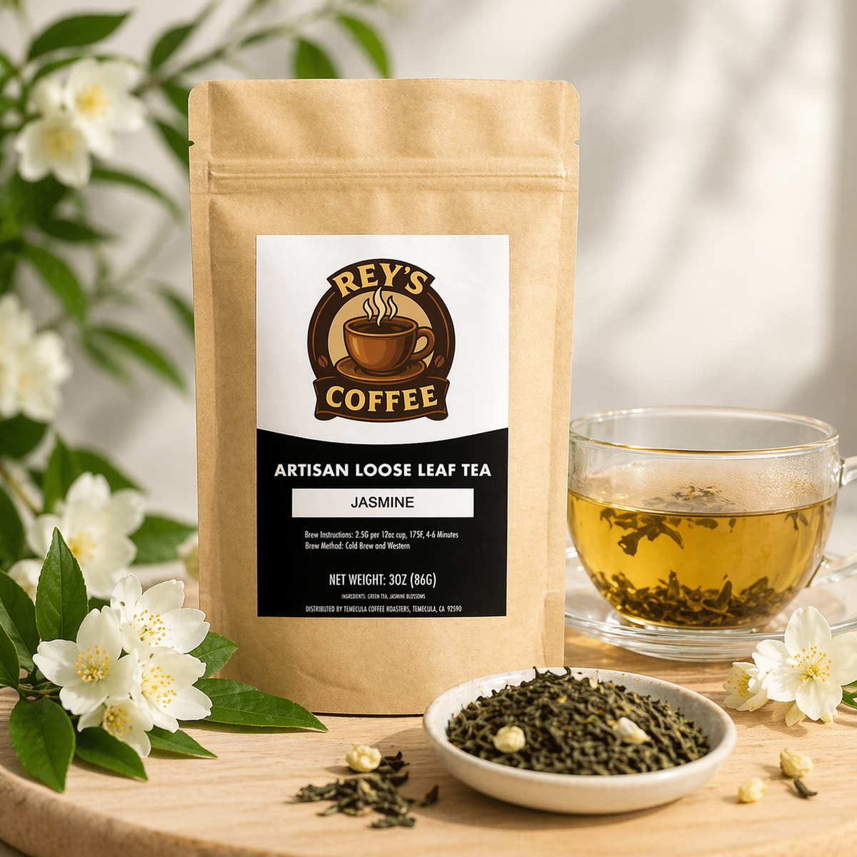Jasmine Tea - Fragrant Green Tea Blend