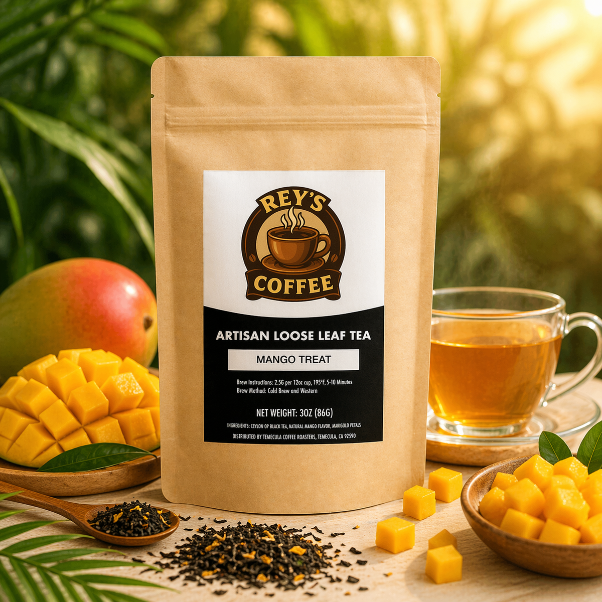 Mango Treat Tea - Tropical Mango Flavored Tea