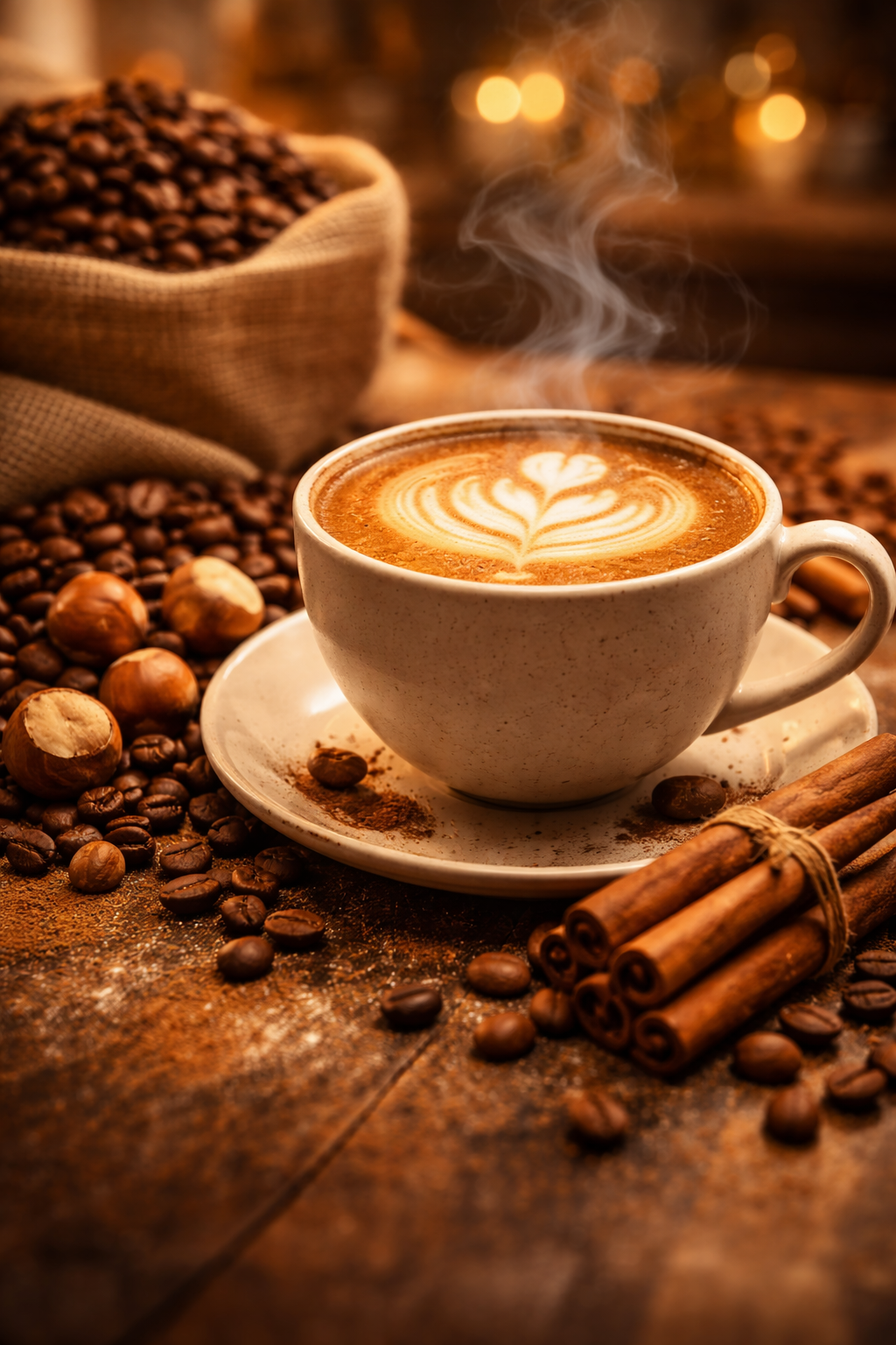 Cinnamon Hazelnut Coffee - Spiced & Nutty Flavour
