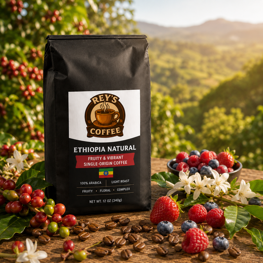 Ethiopia Natural - Fruity & Vibrant Single-Origin Coffee