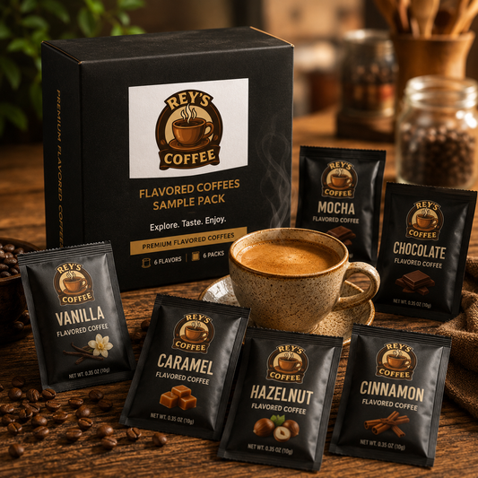 Flavored Coffees Sample Pack - Variety Tasting Set