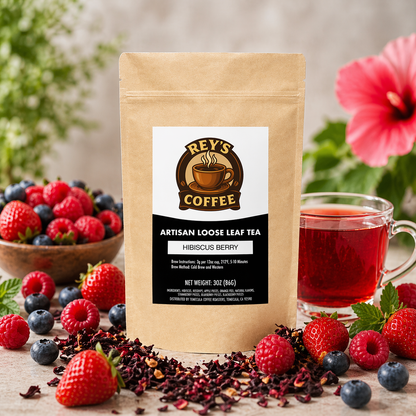 Hibiscus Berry Tea - Tangy & Fruity Herbal Brew