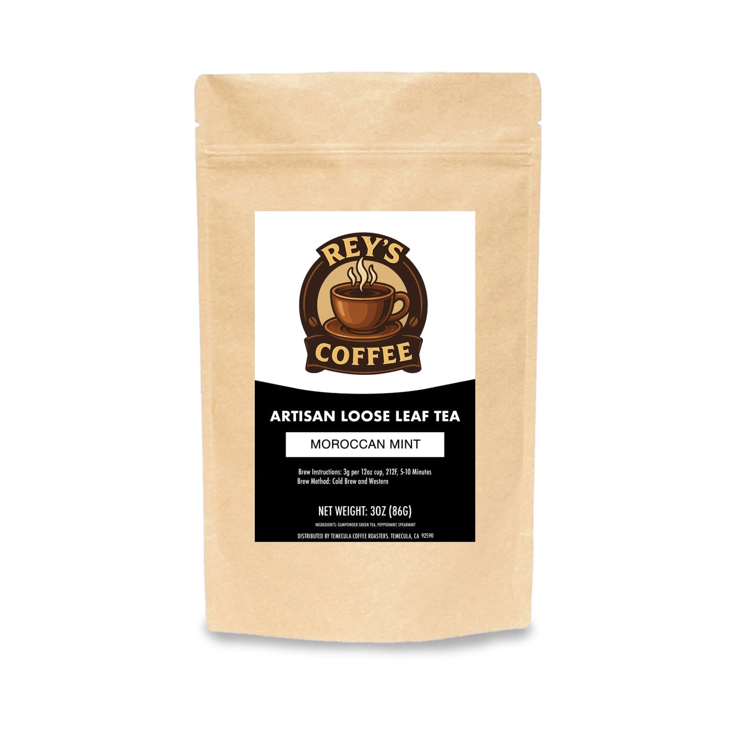 Moroccan Mint Tea - Refreshing Mint Green Tea Blend