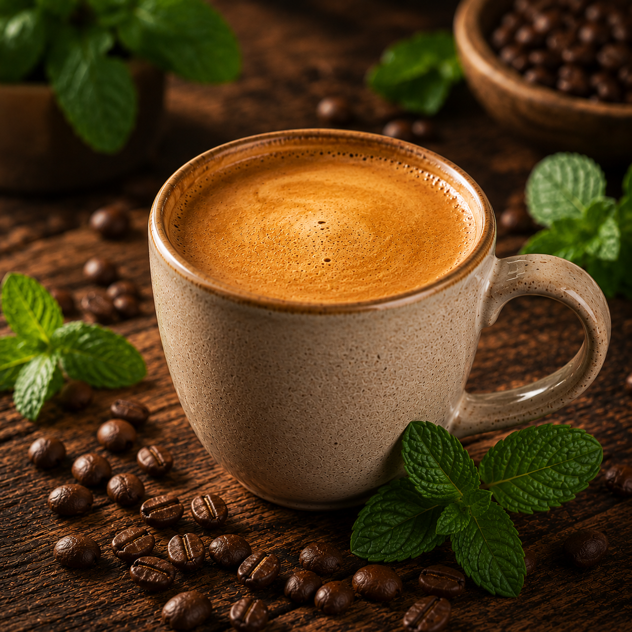 Mint - Refreshing Flavored Coffee