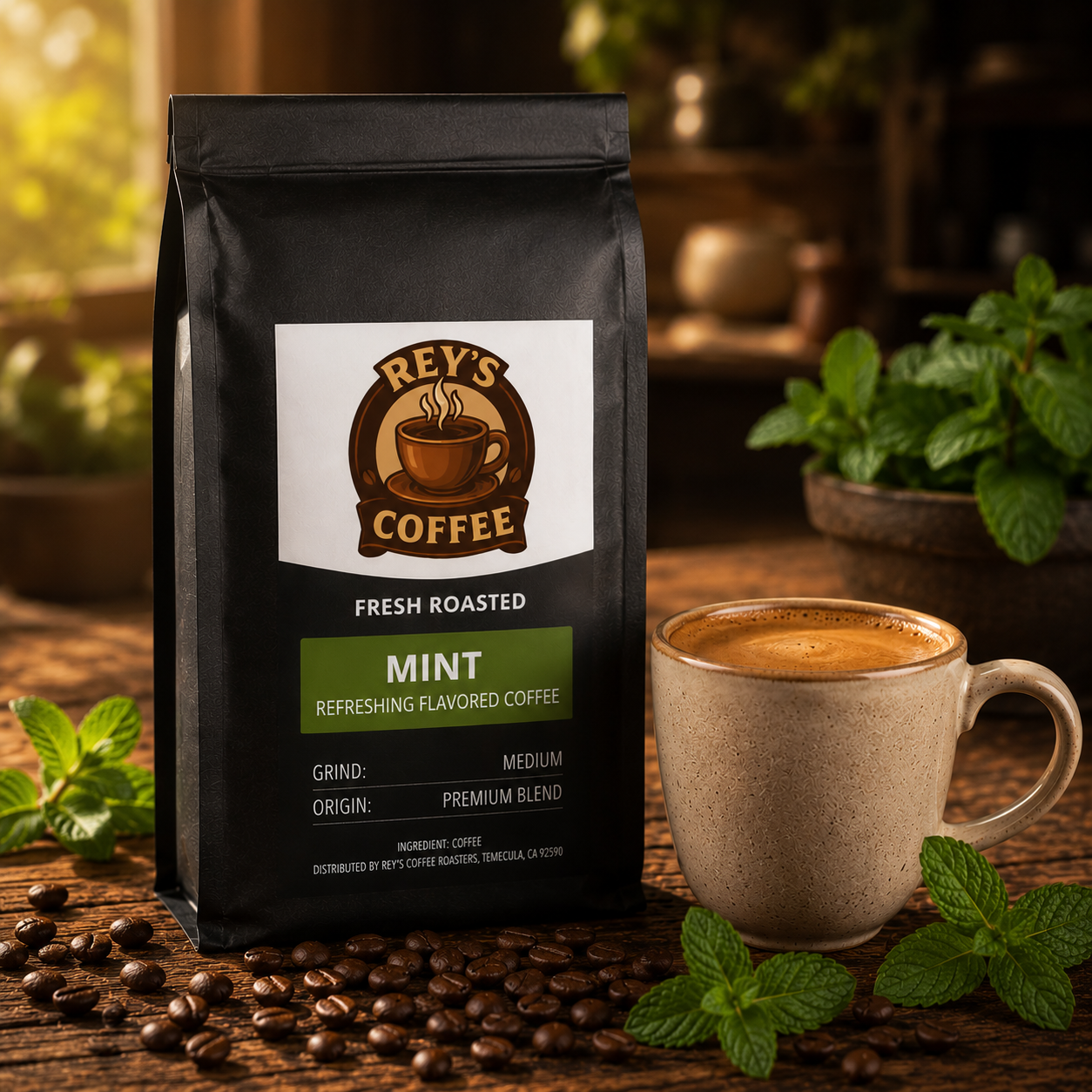 Mint - Refreshing Flavored Coffee