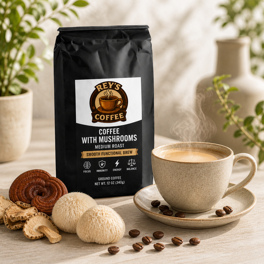 Coffee with Mushrooms Medium Roast - Smooth Functional Brew