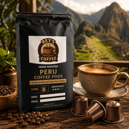 Peru Coffee Pods - Smooth & Balanced Single-Serve Coffee