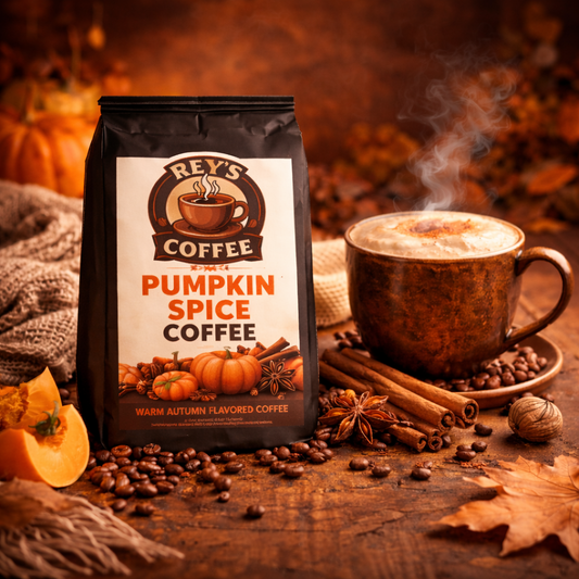 Pumpkin Spice Coffee - Warm Autumn Flavored Coffee