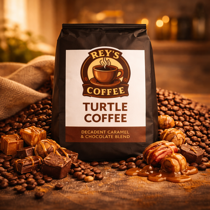 Turtle Coffee - Decadent Caramel & Chocolate Blend